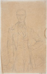 Alphonse de Lamartine av Théodore Chassériau