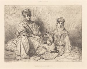 Mauriske kvinner fra Constantine av Théodore Chassériau