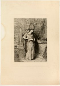 If I Do Die Before Thee, tallerken åtte fra Othello av Théodore Chassériau