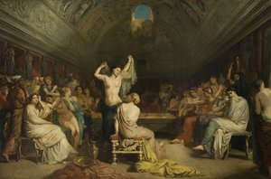Tepidariet, «rom der kvinnene fra Pompeii kom for å hvile og tørke seg etter badet» av Théodore Chassériau