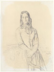 Portrett av Madame Gabrielle Marcotte de Quivières av Théodore Chassériau