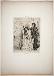 Pilesangen, plate ni fra Othello av Théodore Chassériau
