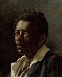 Svart mann (portrettstudie)
