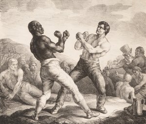 Boksere, 1818. av Theodore Gericault