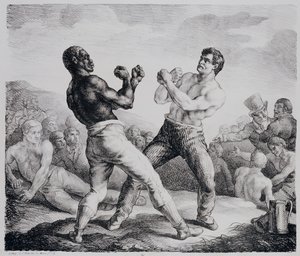 Boksere, 1818 av Theodore Gericault