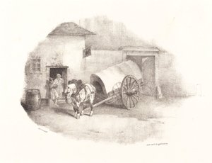 Vognhest ut av Limons av Theodore Gericault