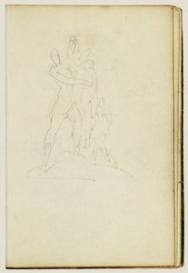 Gruppe bestående av tre figurer av Theodore Gericault