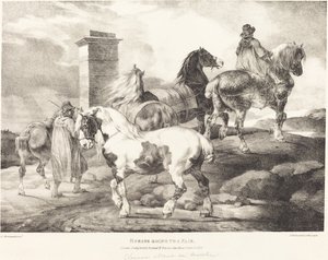Hester som skal på messe av Theodore Gericault
