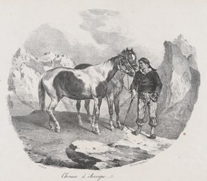 Hester i Auvergne, 1822. av Theodore Gericault