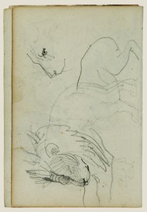 Løvestudier av Theodore Gericault