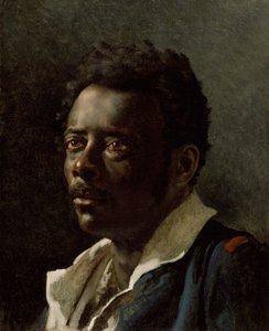 Study of a Model, ca. 1818-19 (olje på lerret) av Theodore Gericault