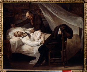 Maleren Theodore Gericaults død (1791-1824) 26. januar av Theodore Gericault