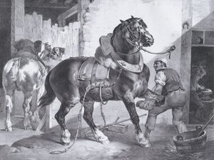 Den franske smeden, 1822. av Theodore Gericault