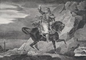 The Giaour, 1820. av Theodore Gericault