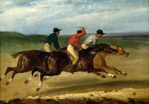 Hesteløpet av Theodore Gericault