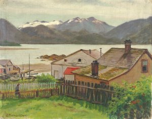 I det gamle kvarteret, Sitka, 1900.