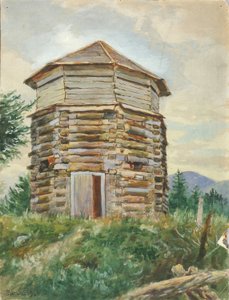 Russisk blokkhus, Alaska, 1900