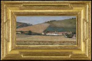 Gård blant åser, Giverny av Theodore Robinson