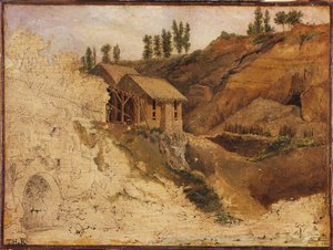 Et steinbrudd av Theodore Rousseau