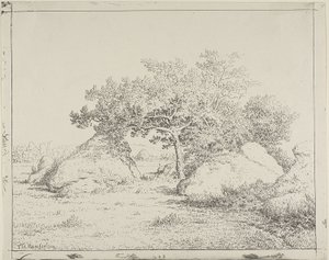 Kirsebærtre på Plante à Biau av Theodore Rousseau