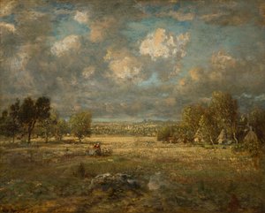Landsbygda i Picardie av Theodore Rousseau