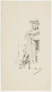 Figur og døråpning av Theodore Roussel
