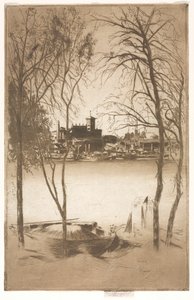 Laburnums og Battersea, 1889-1898. av Theodore Roussel