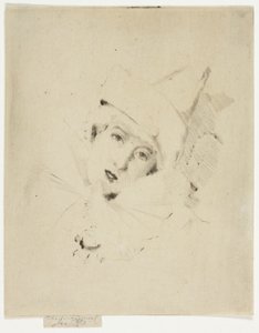 Pierrot, Portrait of the Lady A.C. av Theodore Roussel