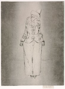 Pierrot en Pied, Portrait of Lady A.C. av Theodore Roussel