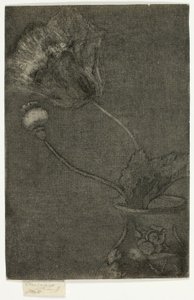 Valmue i en vase av Theodore Roussel