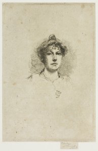 Portrett av frøken Edith Austin av Theodore Roussel
