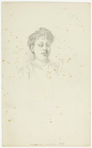 Skisse av Edith Austin av Theodore Roussel