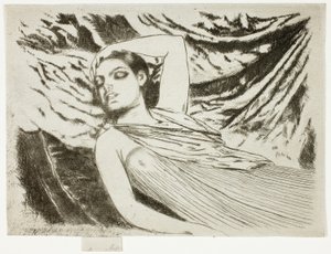 The Sleeping Model eller The Sleeper av Theodore Roussel