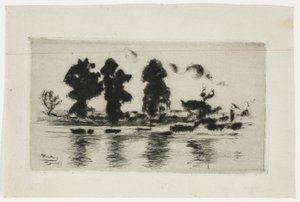 Themsen, kveld av Theodore Roussel