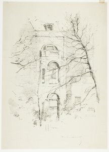 Winter, et hus i Green Park av Theodore Roussel