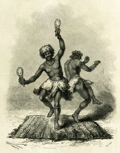 Den profetiske dansen, spesielt for Masoupias-stammen, varer hele dagen lang, akkompagnert av trommer, sanger og håndklapp, de to danserne utfører sin dans til fullstendig utmattelse, og når de faller bevisstløse, forlater de de skjebnesvangre ordene til e