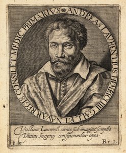 Andre du Laurens, French physician av Theodore de Bry