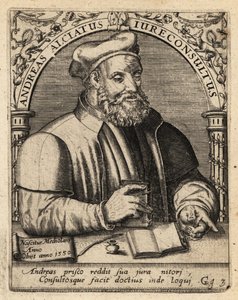 Andrea Alciato av Theodore de Bry