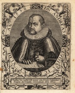 Andreas Cluten, tysk jurist av Theodore de Bry
