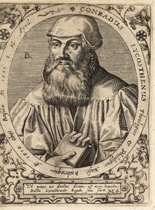 Conrad Lycosthenes av Theodore de Bry