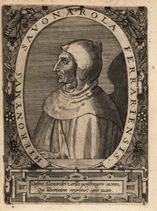 Girolamo Savonarola av Theodore de Bry