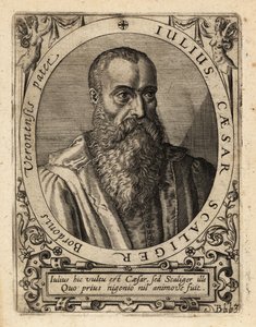 Giulio Cesare della Scala, italiensk lærd. av Theodore de Bry