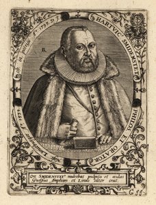 Hartwig Schmidenstedt , tysk retoriker. av Theodore de Bry