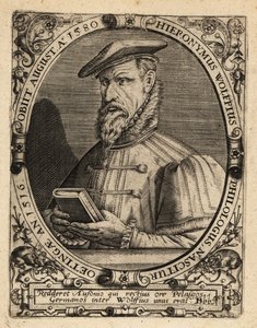 Hieronymus Wolf , tysk historiker av Theodore de Bry
