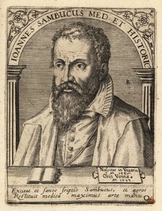 Janos Zsamboky , ungarsk humanistforsker av Theodore de Bry