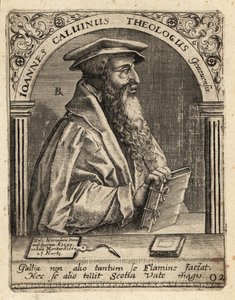 Jean Calvin av Theodore de Bry