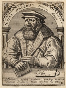 Josias Simmler av Theodore de Bry