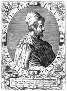 Lucas Gaurico , italiensk astronom, astrolog og matematiker, 1500-tallet. av Theodore de Bry