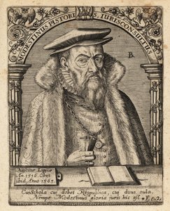 Bakeren Modestinus av Theodore de Bry