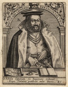 Nikolaus Cisnerus av Theodore de Bry